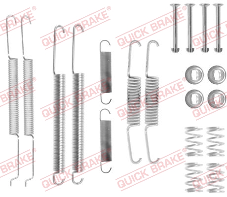 Комплектующие, тормозная колодка - 105-0726 QUICK BRAKE