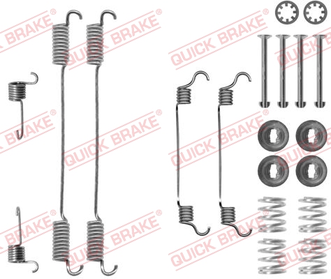 Accessory Kit, brake shoes - 105-0740 QUICK BRAKE