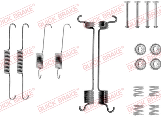 Комплектующие, тормозная колодка - 105-0741 QUICK BRAKE