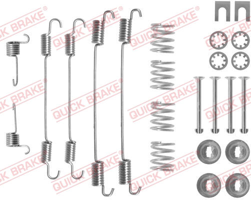 Комплектующие, тормозная колодка - 105-0747 QUICK BRAKE