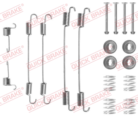 Комплектующие, тормозная колодка - 105-0750 QUICK BRAKE