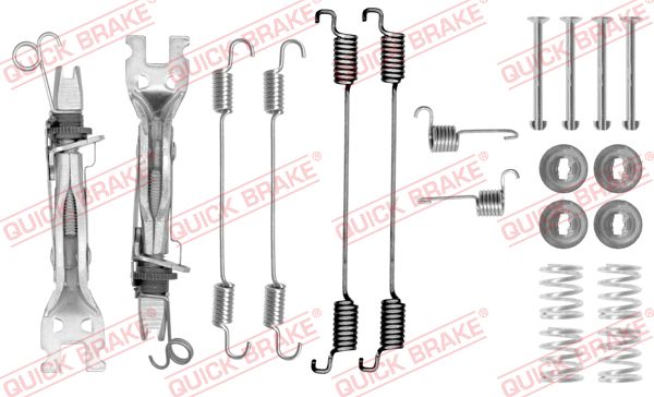 Комплектующие, тормозная колодка - 105-0750S QUICK BRAKE
