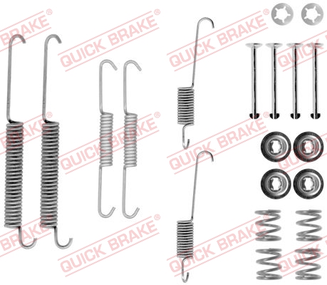 Комплектующие, тормозная колодка - 105-0754 QUICK BRAKE