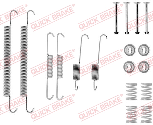 Комплектующие, тормозная колодка - 105-0757 QUICK BRAKE