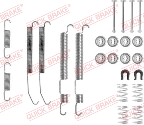 Accessory Kit, brake shoes - 105-0759 QUICK BRAKE