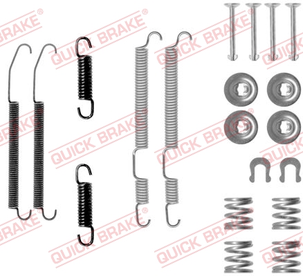 Комплектующие, тормозная колодка - 105-0760 QUICK BRAKE