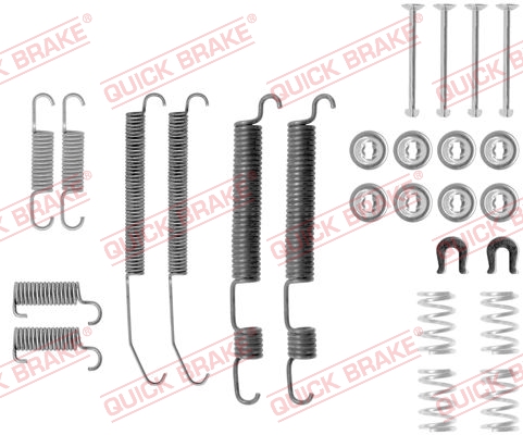 Accessory Kit, brake shoes - 105-0762 QUICK BRAKE