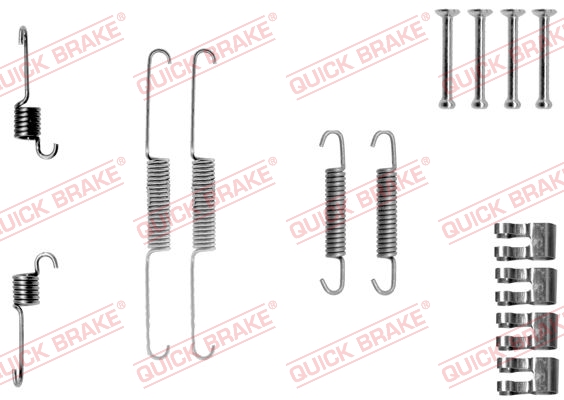Accessory Kit, brake shoes - 105-0763 QUICK BRAKE