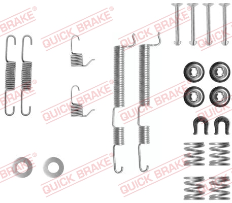 Комплектующие, тормозная колодка - 105-0765 QUICK BRAKE