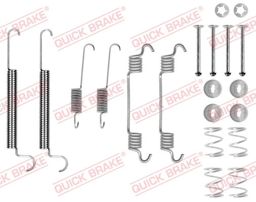 Комплектующие, тормозная колодка - 105-0766 QUICK BRAKE