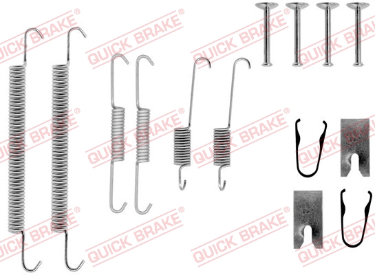 Accessory Kit, brake shoes - 105-0771 QUICK BRAKE