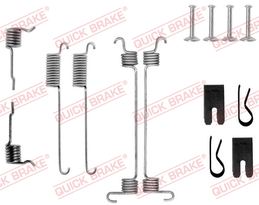 Accessory Kit, brake shoes - 105-0772 QUICK BRAKE