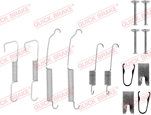 Accessory Kit, brake shoes - 105-0773 QUICK BRAKE
