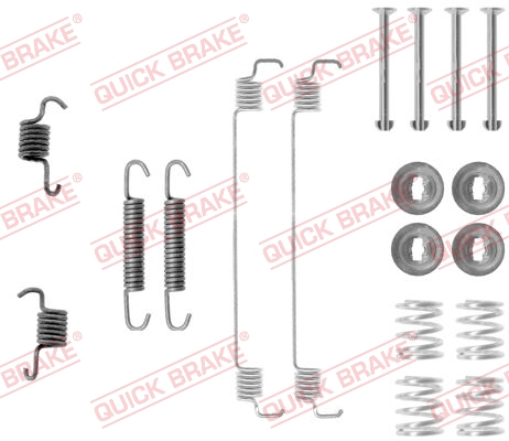 Zubehörsatz, Bremsbacken - 105-0777 QUICK BRAKE
