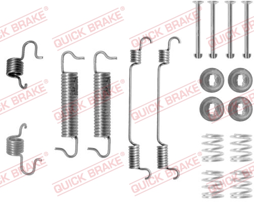 Kit accessori, Ganasce freno - 105-0780 QUICK BRAKE