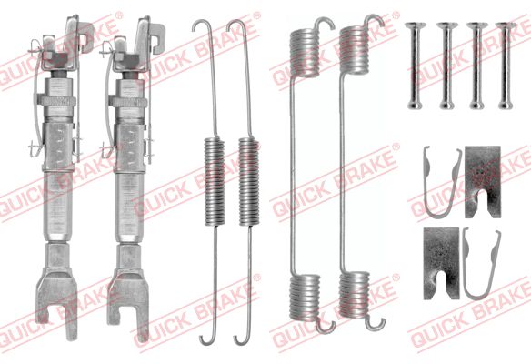 Kit accessori, Ganasce freno - 105-0781S QUICK BRAKE