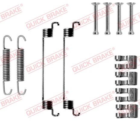 Accessory Kit, brake shoes - 105-0783 QUICK BRAKE