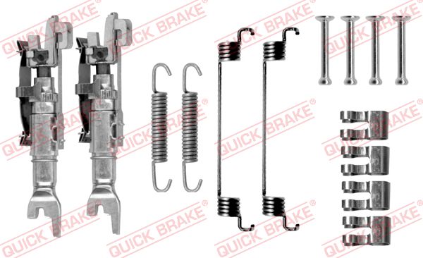Accessory Kit, brake shoes - 105-0783S QUICK BRAKE