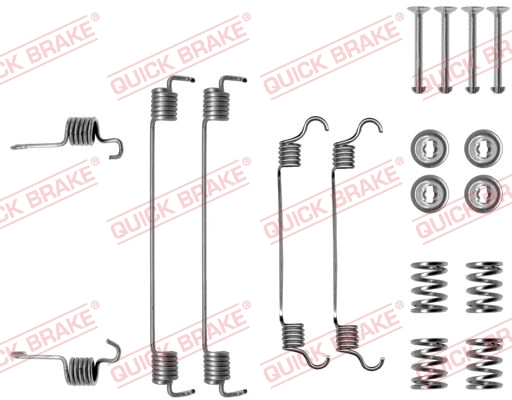 Комплектующие, тормозная колодка - 105-0784 QUICK BRAKE