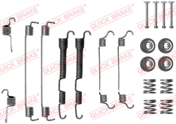 Комплектующие, тормозная колодка - 105-0786 QUICK BRAKE