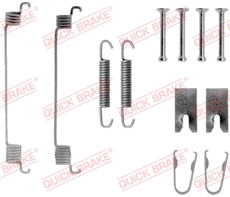 Комплектующие, тормозная колодка - 105-0794 QUICK BRAKE