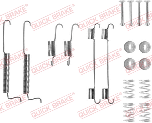 Kit accessori, Ganasce freno - 105-0795 QUICK BRAKE