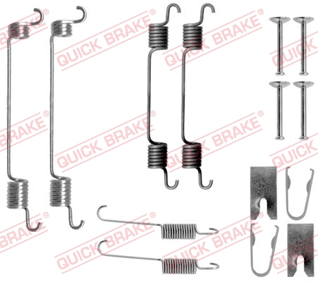 Accessory Kit, brake shoes - 105-0797 QUICK BRAKE