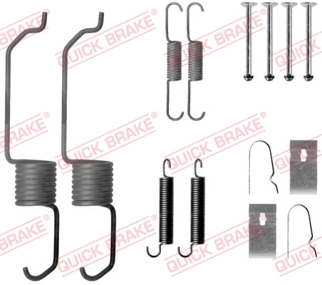 Accessory Kit, brake shoes - 105-0798 QUICK BRAKE