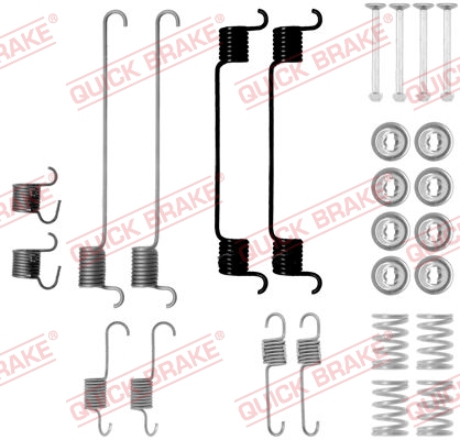 Accessory Kit, brake shoes - 105-0802 QUICK BRAKE