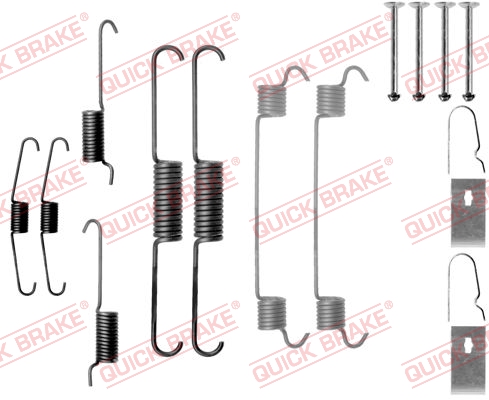 Accessory Kit, brake shoes - 105-0803 QUICK BRAKE