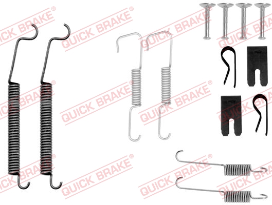Accessory Kit, brake shoes - 105-0805 QUICK BRAKE