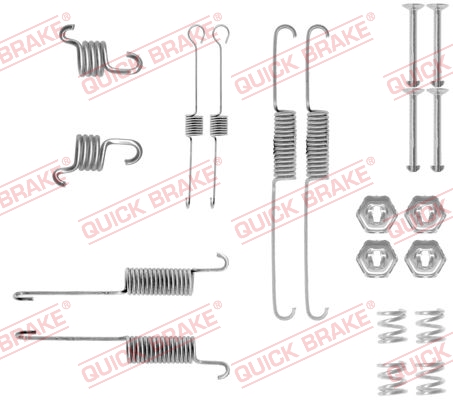 Accessory Kit, brake shoes - 105-0809 QUICK BRAKE
