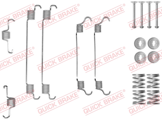 Комплектующие, тормозная колодка - 105-0820 QUICK BRAKE