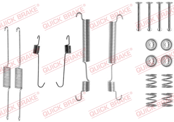 Accessory Kit, brake shoes - 105-0822 QUICK BRAKE