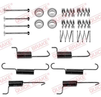 Accessory Kit, parking brake shoes - 105-0823 QUICK BRAKE
