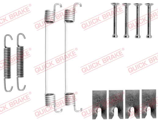 Комплектующие, тормозная колодка - 105-0827 QUICK BRAKE