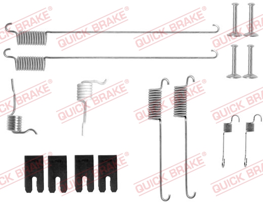 Accessory Kit, brake shoes - 105-0829 QUICK BRAKE
