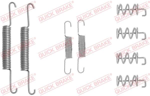 Accessory Kit, parking brake shoes - 105-0832 QUICK BRAKE