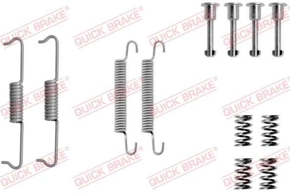 Accessory Kit, parking brake shoes - 105-0841 QUICK BRAKE