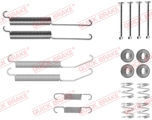Kit accessori, Ganasce freno - 105-0845 QUICK BRAKE