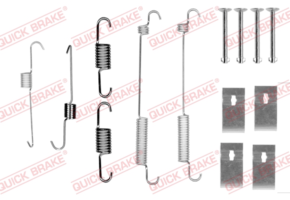 Accessory Kit, brake shoes - 105-0846 QUICK BRAKE
