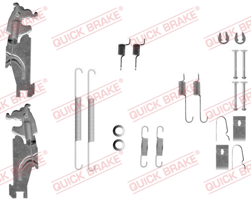 Комплектующие, тормозная колодка - 105-0847S QUICK BRAKE