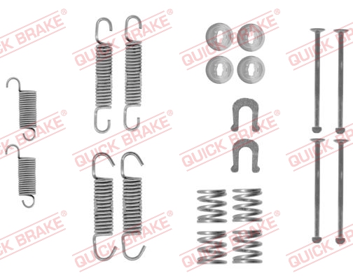 Комплектующие, тормозная колодка - 105-0870 QUICK BRAKE