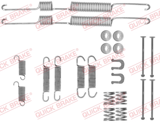 Комплектующие, тормозная колодка - 105-0870X QUICK BRAKE