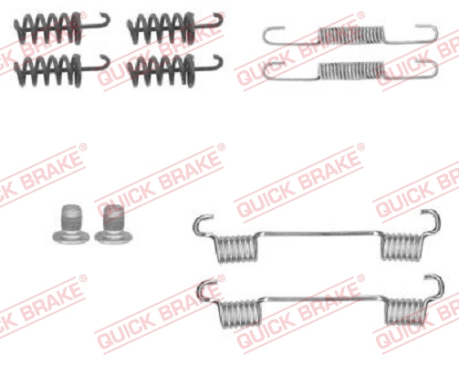 Комплектующие, стояночная тормозная система - 105-0874 QUICK BRAKE