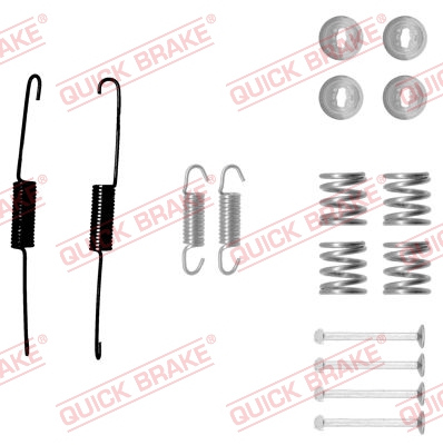 Kit accessori, Ganasce freno - 105-0879 QUICK BRAKE