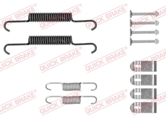 Kit accessori, Ganasce freno stazionamento - 105-0881 QUICK BRAKE