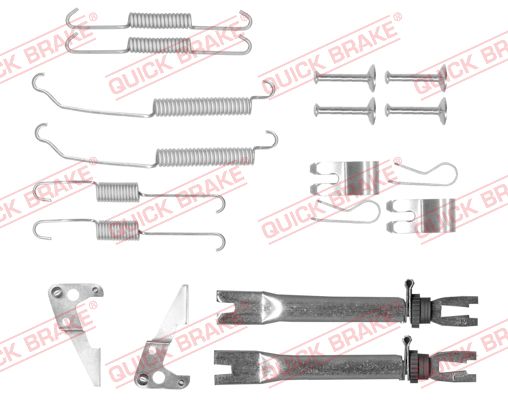 Zubehörsatz, Bremsbacken - 105-0882S QUICK BRAKE