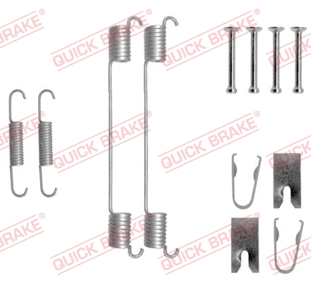 Комплектующие, тормозная колодка - 105-0883 QUICK BRAKE
