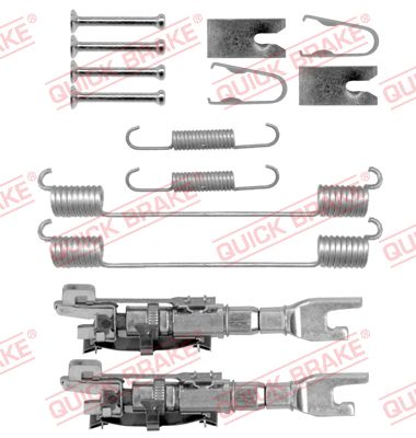Zubehörsatz, Bremsbacken - 105-0883S QUICK BRAKE